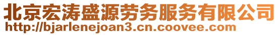 北京宏濤盛源勞務服務有限公司