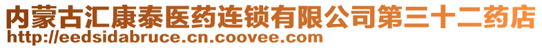 内蒙古汇康泰医药连锁有限公司第三十二药店