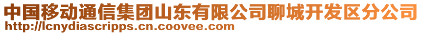 中國移動通信集團山東有限公司聊城開發區分公司