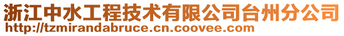 浙江中水工程技術(shù)有限公司臺(tái)州分公司