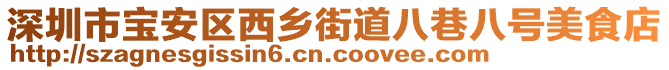 深圳市寶安區(qū)西鄉(xiāng)街道八巷八號(hào)美食店