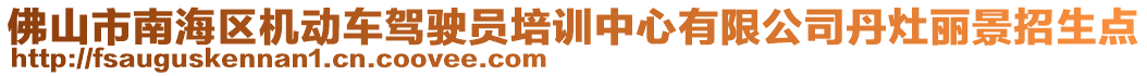 佛山市南海區機動車駕駛員培訓中心有限公司丹灶麗景招生點