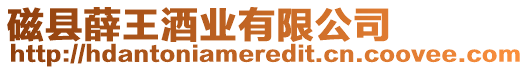 磁縣薛王酒業(yè)有限公司
