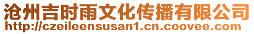 滄州吉時雨文化傳播有限公司