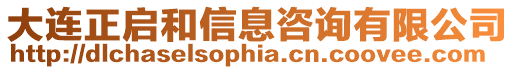 大連正啟和信息咨詢有限公司