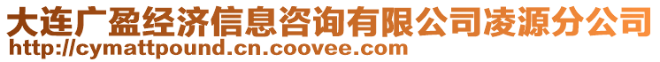 大連廣盈經(jīng)濟(jì)信息咨詢有限公司凌源分公司