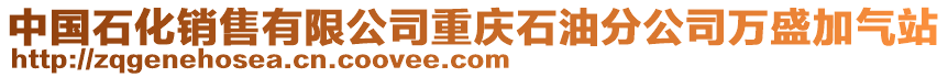 中國石化銷售有限公司重慶石油分公司萬盛加氣站