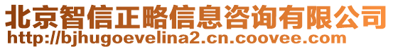 北京智信正略信息咨詢有限公司