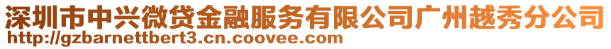 深圳市中興微貸金融服務(wù)有限公司廣州越秀分公司