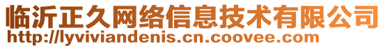 臨沂正久網(wǎng)絡(luò)信息技術(shù)有限公司