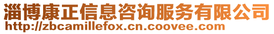 淄博康正信息咨詢服務有限公司