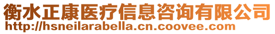 衡水正康醫(yī)療信息咨詢有限公司