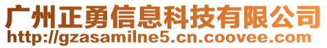 廣州正勇信息科技有限公司