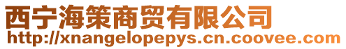 西寧海策商貿有限公司