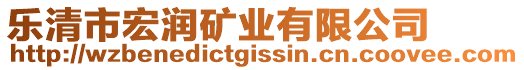 樂清市宏潤礦業(yè)有限公司