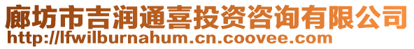廊坊市吉潤通喜投資咨詢有限公司
