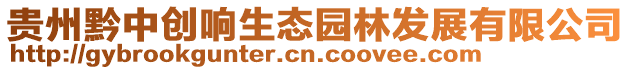 貴州黔中創(chuàng)響生態(tài)園林發(fā)展有限公司