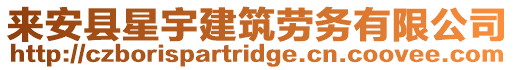 來安縣星宇建筑勞務有限公司