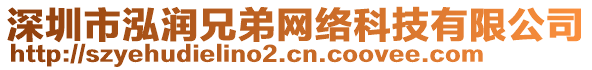 深圳市泓潤兄弟網(wǎng)絡(luò)科技有限公司