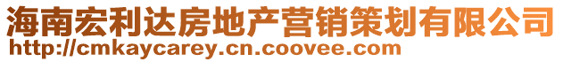 海南宏利達(dá)房地產(chǎn)營(yíng)銷策劃有限公司