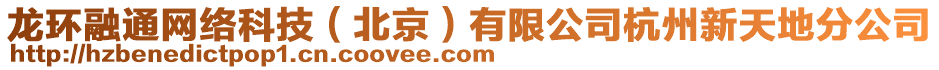 龍環(huán)融通網(wǎng)絡(luò)科技（北京）有限公司杭州新天地分公司