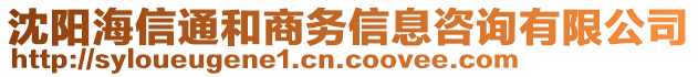 沈陽(yáng)海信通和商務(wù)信息咨詢有限公司