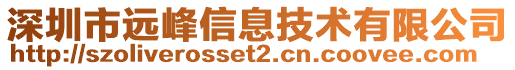 深圳市遠峰信息技術(shù)有限公司