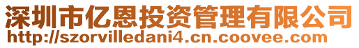 深圳市億恩投資管理有限公司