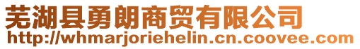 蕪湖縣勇朗商貿(mào)有限公司