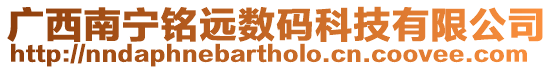 廣西南寧銘遠數(shù)碼科技有限公司