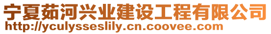 寧夏茹河興業(yè)建設(shè)工程有限公司