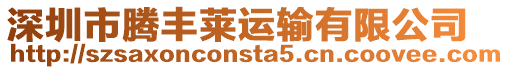深圳市騰豐萊運輸有限公司