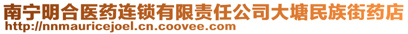 南寧明合醫藥連鎖有限責任公司大塘民族街藥店