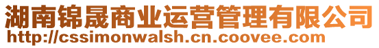 湖南錦晟商業運營管理有限公司