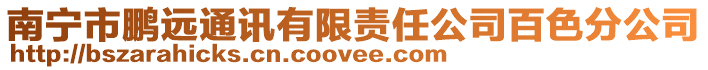 南寧市鵬遠通訊有限責任公司百色分公司