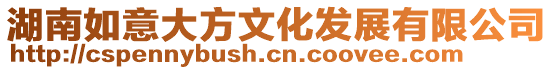 湖南如意大方文化發(fā)展有限公司