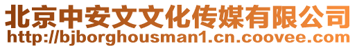 北京中安文文化傳媒有限公司