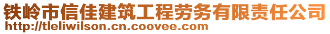 鐵嶺市信佳建筑工程勞務有限責任公司
