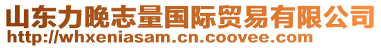 山東力晚志量國(guó)際貿(mào)易有限公司