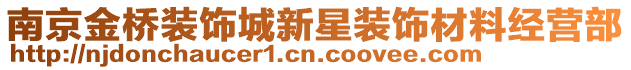 南京金橋裝飾城新星裝飾材料經營部