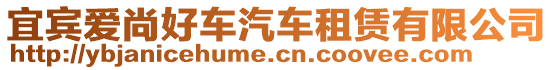 宜賓愛尚好車汽車租賃有限公司
