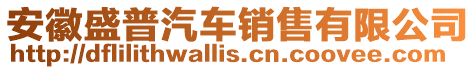安徽盛普汽車銷售有限公司