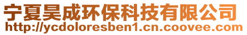 寧夏昊成環(huán)保科技有限公司