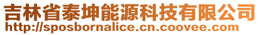 吉林省泰坤能源科技有限公司