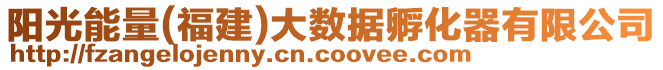 陽(yáng)光能量(福建)大數(shù)據(jù)孵化器有限公司