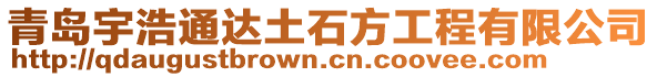 青島宇浩通達(dá)土石方工程有限公司