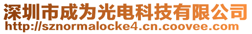 深圳市成為光電科技有限公司