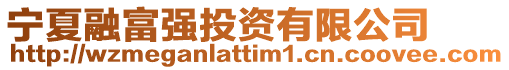 寧夏融富強投資有限公司