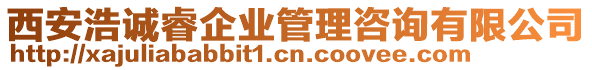 西安浩誠(chéng)睿企業(yè)管理咨詢有限公司