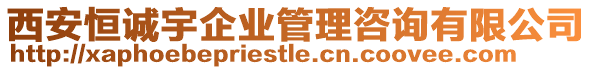 西安恒誠(chéng)宇企業(yè)管理咨詢有限公司